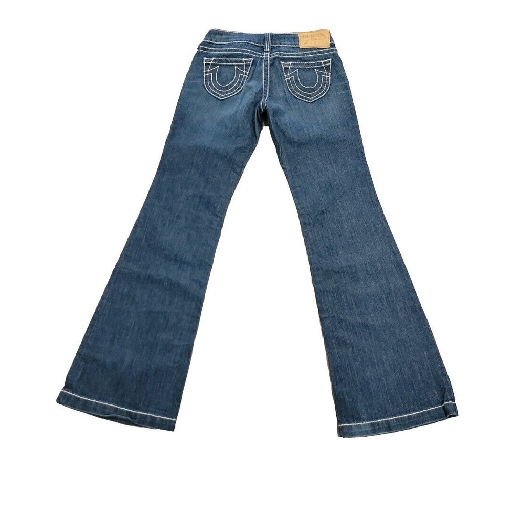 TRUE RELIGION Womens Jeans Bootcut Size 27 Made In Usa - Picture 10 of 13
